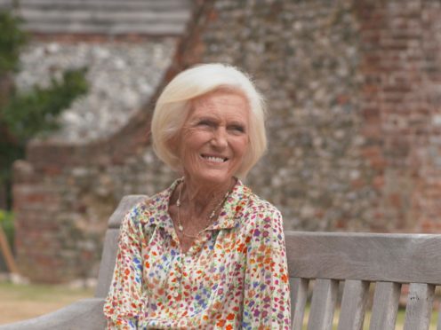 TV chef Mary Berry has recalled sleeping with pigs during her childhood on the family’s smallholding (BBC/PA)