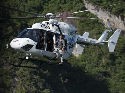 Bear Grylls during the 2019 Eco-Challenge adventure race in Fiji on Monday, September 9, 2019. (Corey Rich/Amazon)