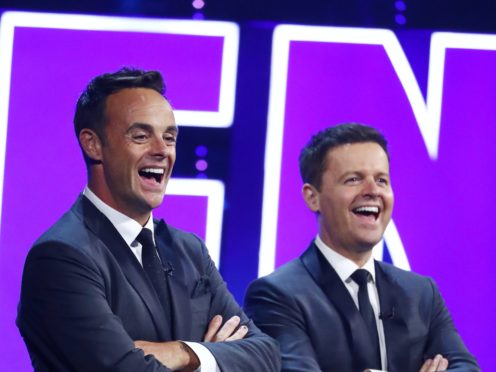 Ant and Dec (Tom Dymond/Syco/Thames/PA)
