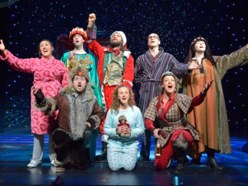 The pantomime is inspired by the series of Horrible Histories children’s books by Terry Deary (Birmingham Stage Company/PA)