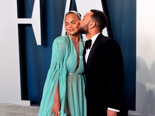 John Legend dedicated an awards show performance of Never Break to wife Chrissy Teigen (Ian West/PA)