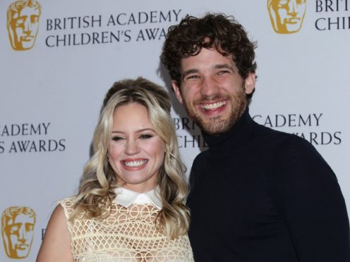 Kimberly Wyatt and her husband Max Rogers (Yui Mok/PA)