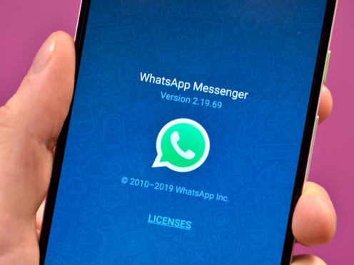 WhatsApp hits out at Apple over new App Store privacy rules (Nick Ansell/PA)