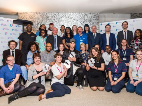 Justin Bieber and the NHS choir, pictured in 2015, have collaborated on a charity single (Carsten Windhorst/FRPAP.com/PA)