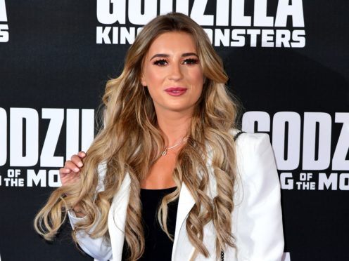 Dani Dyer during the Godzilla Special Screening at Leicester Square in London.