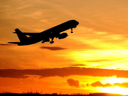 A plane (Owen Humphreys/PA)