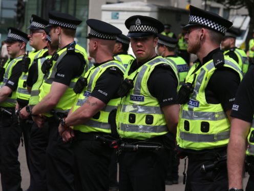 The police chief ‘riotous behaviour’ will not be tolerated (PA)