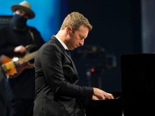 Eddie Van Halen’s son said he was ‘hurt’ by the Grammy Awards tribute to his late father in the In Memoriam section which included a performance from Chris Martin (Chris Pizzello/AP)