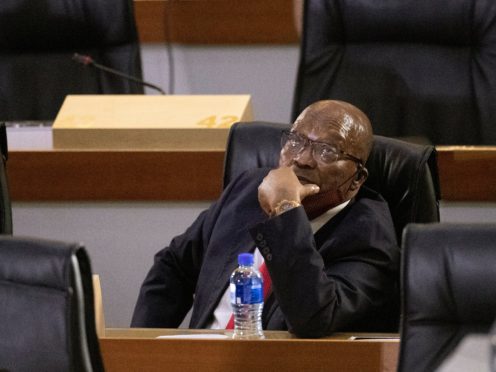 Former South African president Jacob Zuma (Themba Hadebe/AP)