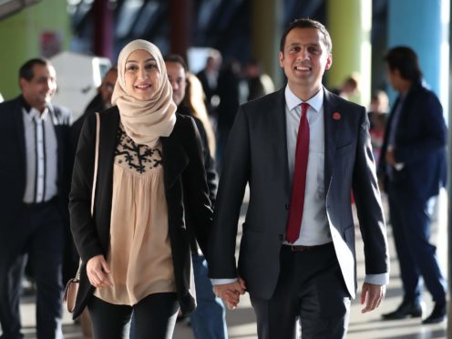 Scottish Labour leader Anas Sarwar was challenged on the decision he and his wife made to send their children to private school (Jane Barlow/PA)