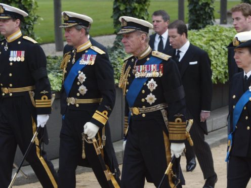 Guests will wear civilian clothes at the funeral of Philip (PA)