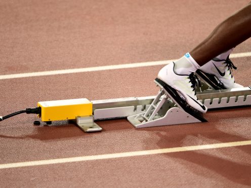 Starting blocks (Adam Davy/PA)