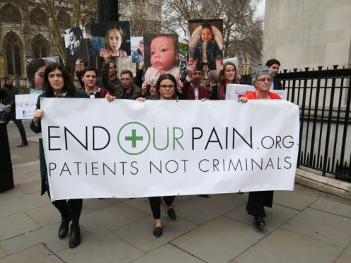 The Government is being urged to provide funding for families forced to buy medicinal cannabis for their children privately (Jonathan Brady/PA)