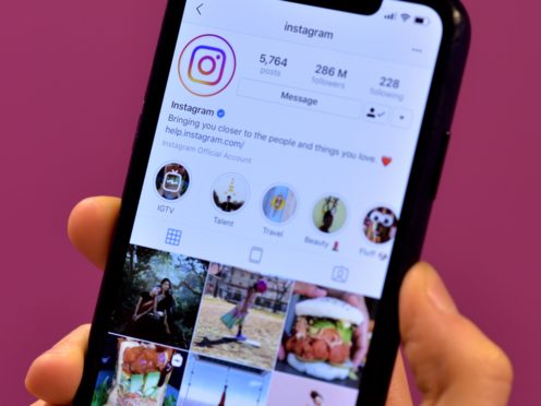 Instagram has apologised after an issue with its algorithm led to diet-based content being suggested to users with eating disorders (Nick Ansell/PA)