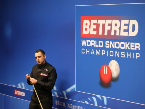 Ronnie O’Sullivan is the defending champion (Nigel French/PA)