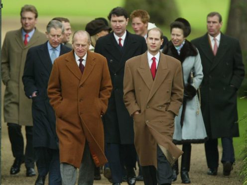 The Royal Family at Sandringham (Toby Melville/PA)