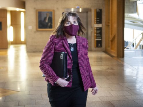 Health Secretary Jeane Freeman spoke on vaccine passports (Andy Buchanan/PA)