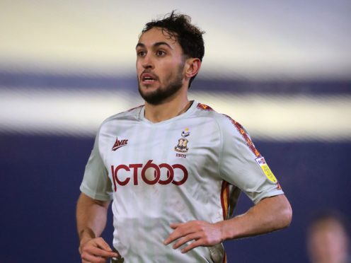 Bradford midfielder Levi Sutton has been out with a calf problem (Mike Egerton/PA)