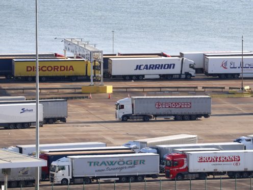 Exports to the EU rose by £3.7bn in February following a £5.7bn decline in January, new figures show (Gareth Fuller/PA)