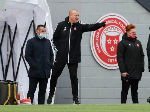 Brian Rice wants Hamilton to enjoy Lanarkshire derby (Jane Barlow/PA)