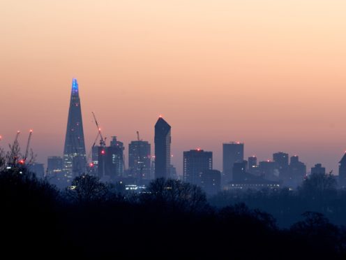 A view of the City of London from Richmond Park (PA)