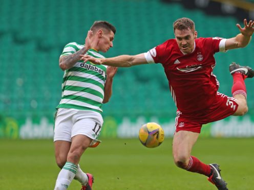 Patryk Klimala (left) has departed Glasgow (Andrew Milligan/PA)