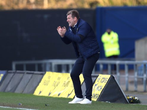 Oxford manager Karl Robinson singled out Sam Long’s desire after their comeback win against Gillingham (Steven Paston/PA)