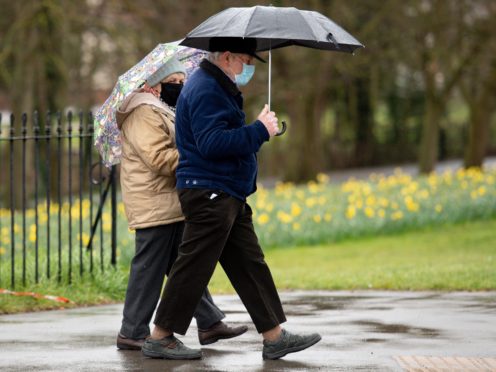 Bank holiday Monday will be a washout, according to forecasters (Jacob King/PA)