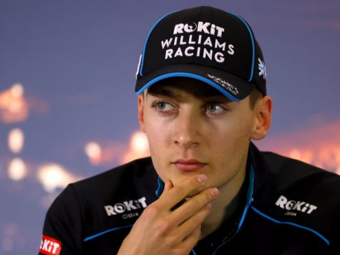 George Russell, pictured, was involved in a heated exchange with Valtteri Bottas on Sunday (David Davies/PA)