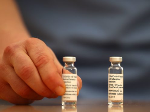 The Oxford/AstraZeneca coronavirus vaccine (Nick Potts/PA)
