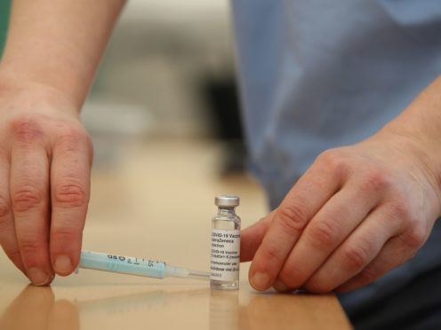 The Oxford/AstraZeneca coronavirus vaccine (Nick Potts/PA)