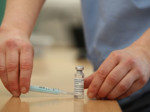 The Oxford/AstraZeneca coronavirus vaccine (Nick Potts/PA)