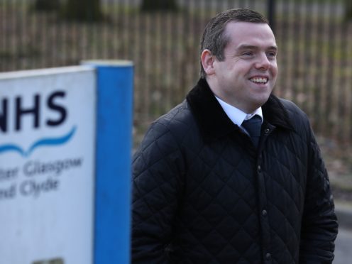 Douglas Ross said there may have to be difficult spending choices (Andrew Milligan/PA)