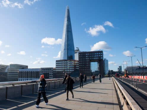 Places such as London Bridge are expected to be busier as the lockdown continues to ease (Dominic Lipinski/PA)