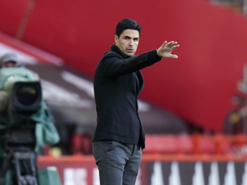 Mikel Arteta faces a season defining match with Arsenal away to Slavia Prague in the Europa League on Thursday (Tim Keeton/PA)