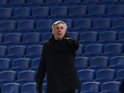 Carlo Ancelotti insists Everton are still in the fight for Europe (Glyn Kirk/PA)