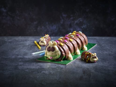 Undated handout photo issued by Marks & Spencer of its Colin the Caterpillar cake. M&S has started legal action against Aldi in an effort to protect its Colin the Caterpillar cake with a claim that its rival’s Cuthbert the Caterpillar product infringes its trademark. Issue date: Thursday April 15, 2021.