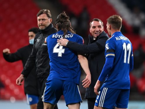 Brendan Rodgers is delighted to have guided Leicester to the FA Cup final (Neil Hall/PA)