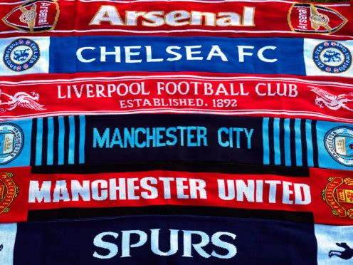 Football scarves (John Walton/PA)