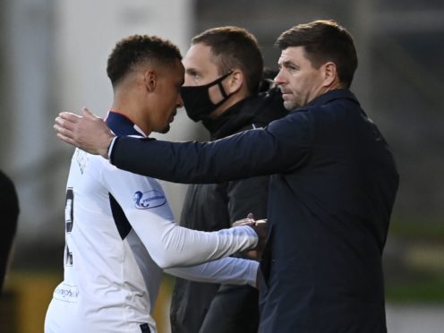 Rangers boss Steven Gerrard (right) is delighted to see skipper James Tavernier back in action (Rob Casey/PA)