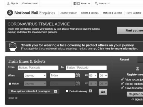 Converting online train journey planners to greyscale following the Duke of Edinburgh’s death has led to complaints from passengers and rail staff that they are difficult to read (National Rail Enquiries/PA)