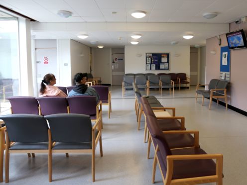 A waiting area at the Royal Liverpool University Hospital (PA)