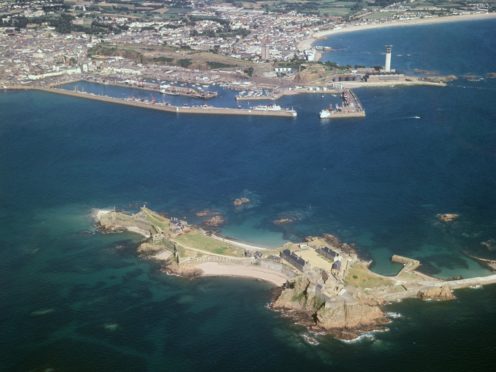 Elizabeth Castle, off St Helier in Jersey (PA)