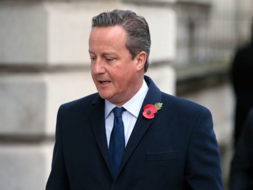 Former prime minister David Cameron is to appear before the Treasury Committee over the Greensill Capital inquiry (Jonathan Brady/PA)