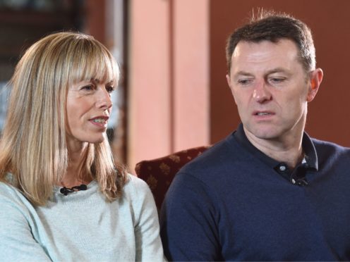 Kate and Gerry McCann have released a statement ahead of their missing daughter’s 18th birthday (Joe Giddens/PA)