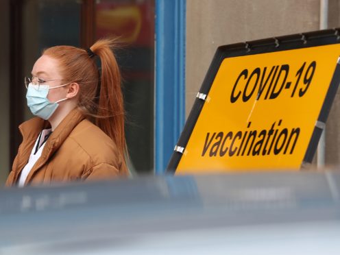 Vaccination centre in Blairgowrie (Andrew Milligan/PA)