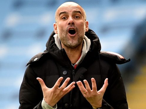 Pep Guardiola expects Manchester City to have to suffer as they bid to secure a place in the Champions League final (Rui Vieira/PA)