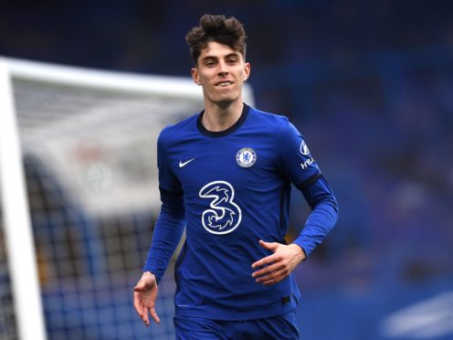 Kai Havertz’s double eased Chelsea past Fulham (Neil Hall/PA)