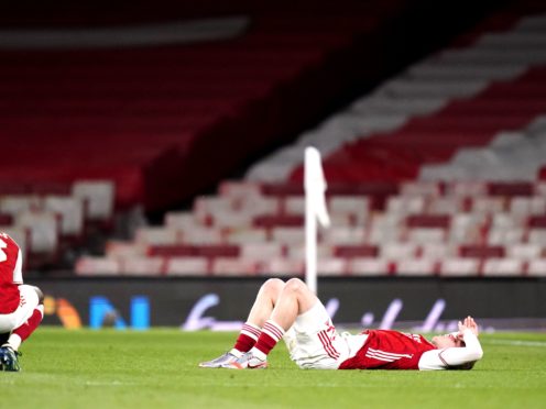 Arsenal crashed out of the Europa League semi-finals to Villarreal (John Walton/PA)
