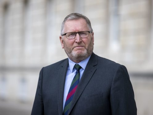 Doug Beattie at Stormont, Belfast, after becoming the new leader of the Ulster Unionist Party (UUP/PA) Picture date: Monday May 17, 2021.